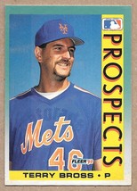 1992 Fleer #653 Terry Bross New York Mets - $1.89