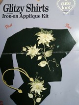 Glitzy Shirts Iron-On Appliques Kits S33101 Gold Poinsettia - $9.89