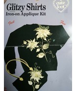 Glitzy Shirts Iron-On Appliques Kits S33101 Gold Poinsettia - $13.43 CAD