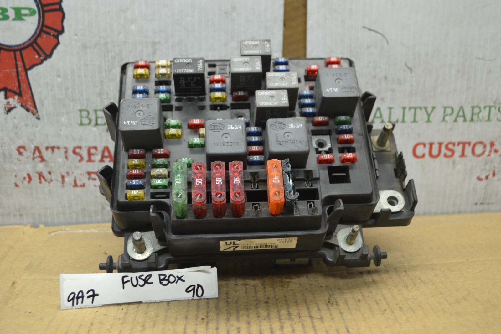 1999-02 Chevrolet Silverado Fuse Box Junction OEM 1219364509 Module 90-9A7 - $48.01