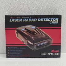 Laser Radar Detector Whistler CR85 High Performance Blue Display - $2,304.75 MXN