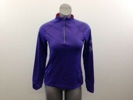 MPG Women’s 1/4 Zip Pullover Athletic Top Size Medium Purple Pink Long S... - $12.76