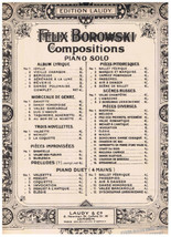 Valsette Sheet Music Felix Borowski Piano Solo - £2.81 GBP
