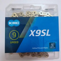 KMC Bicycle Chain X9SL X10SL X11SL Durable Chain with Hollow Pins and Pl... - $201.93