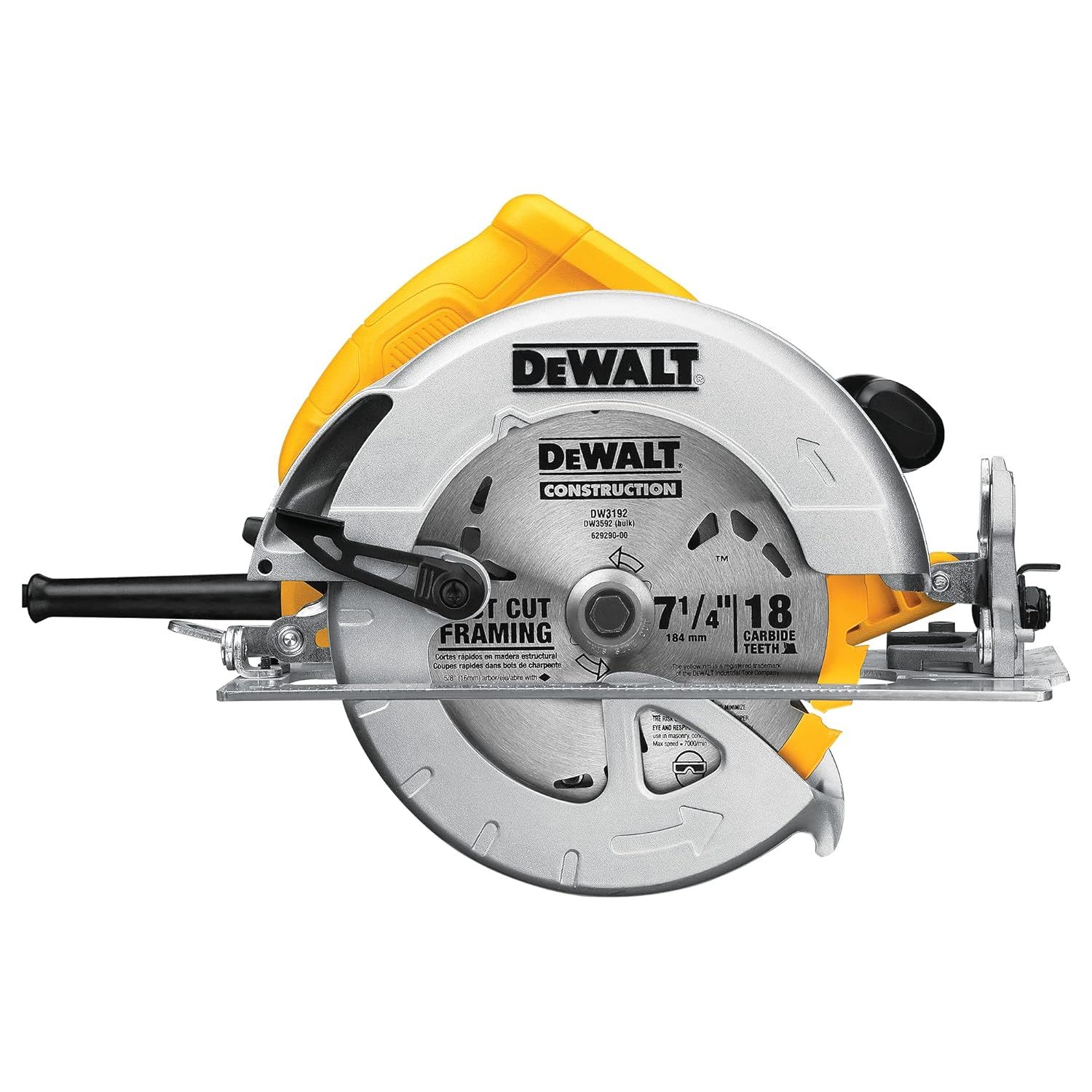 DEWALT 7-1/4-Inch Circular Saw, Lightweight, Corded (DWE575) - $215.99