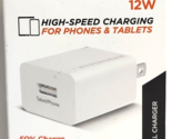 HyperGear - High Speed 12W USB Wall Charger for iPhones &amp; Tablets - Whit... - $9.74
