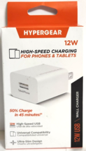HyperGear - High Speed 12W USB Wall Charger for iPhones &amp; Tablets - White NEW - £7.66 GBP