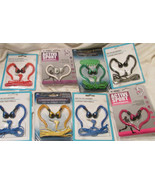 EARPHONES ALL COLORS BLCK PINK VIOLET WHITE BLUE GREEN RED YELLOW  WONT FALL OUT - $5.33