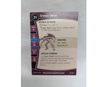 Dungeons And Dragons Promo Spined Devil Miniatures Game Stat Card - £34.78 GBP