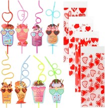 Valentines Day Cards for Kids School 32 Set Valentine Day Gifts Exchange Cards C - £24.50 GBP