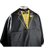 MD Tuxedo Cape for Barbers and Stylists (Black/Gold) NEW - $16.78