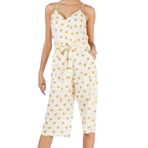  Linen Blend Polka Dot Jumpsuit Size XS - £19.55 GBP