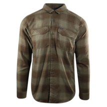 Columbia Men&#39;s Green Plaid Omni-Wick Kestrel Trail L/S Flannel (Size XS) - £13.11 GBP