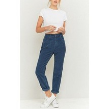  Urban Outfitters Bdg Grunge Corduroy Mom High Rise Jeans Women’s 10 Navy Blue - £34.71 GBP