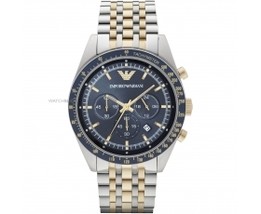 Armani Ar6088 Mens Tazio Two Tone Steel Bracelet Watch - £109.63 GBP