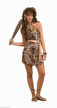 Stone Age Style Cave Beauty Cave Woman Adult Halloween Costume Size Standard - £18.10 GBP