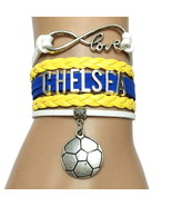 Arsenal, Chelsea, Liverpool, Manchester Soccer Infinity Bracelets - $6.99