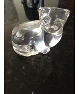 glass cat figurine approx 2.5&quot; - £58.98 GBP