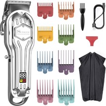 Surker Mens Hair Clippers Cord Cordless Hair Trimmer Professional Haircut Kit - £36.63 GBP