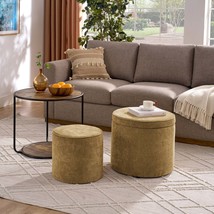 Dark Yellow Ottoman Multi-Functional Combination Set Table - $228.58