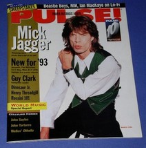 MICK JAGGER THE ROLLING STONES PULSE MAGAZINE VINTAGE 1993 - $34.99