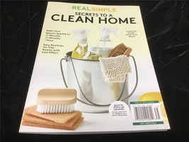 Real Simple Magazine Secrets to a Clean Home Easy Routines for Tidy Rooms - £9.49 GBP