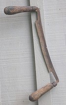 Antique Primitive Draw Knife Tool Wooden Handles Woodworking Old Vintage... - $21.77