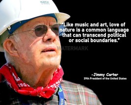 Jimmy Carter &quot;Music And Art&quot; Quote Photo Print In All Sizes - £6.99 GBP+
