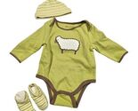 Dwell Studio for Target Baby Outfit 0-3M Bodysuit Hat Socks Booties Shee... - $454.68 MXN