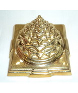 Shree Yantra Meru in Brass - Hollow in Centre - $2,260.27 MXN