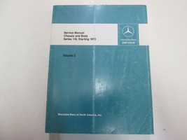 1973 Mercedes Benz Séries 116 Châssis Corps Service Manuel Volume 2 Fading Worn - £94.79 GBP