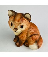 UCTCI Japan Adorable Seated Fox Tail Wrapped At Side Ceramic Figure Coll... - £15.01 GBP