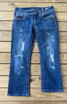 Miss Me Women’s Cropped jeans Size 26 Medium Blue Wash M1 - £19.67 GBP