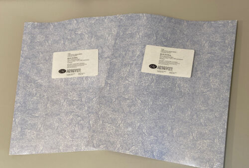 Creative Memories PAPER Pack Photo Mounting Paper Scrapbook Blue Floral Lot of 2 - $14.90