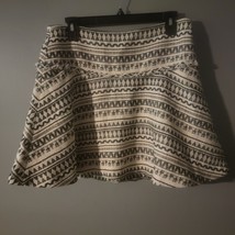 Banana Republic Swing Mini Skirt 6  Southwestern Aztec Textured Fabric - £18.19 GBP