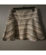 Banana Republic Swing Mini Skirt 6  Southwestern Aztec Textured Fabric - £17.82 GBP