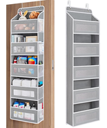 5 Shelf Hanging Door Organizer with 5 Large Capacity Pockets Space Saver... - $578.63 MXN
