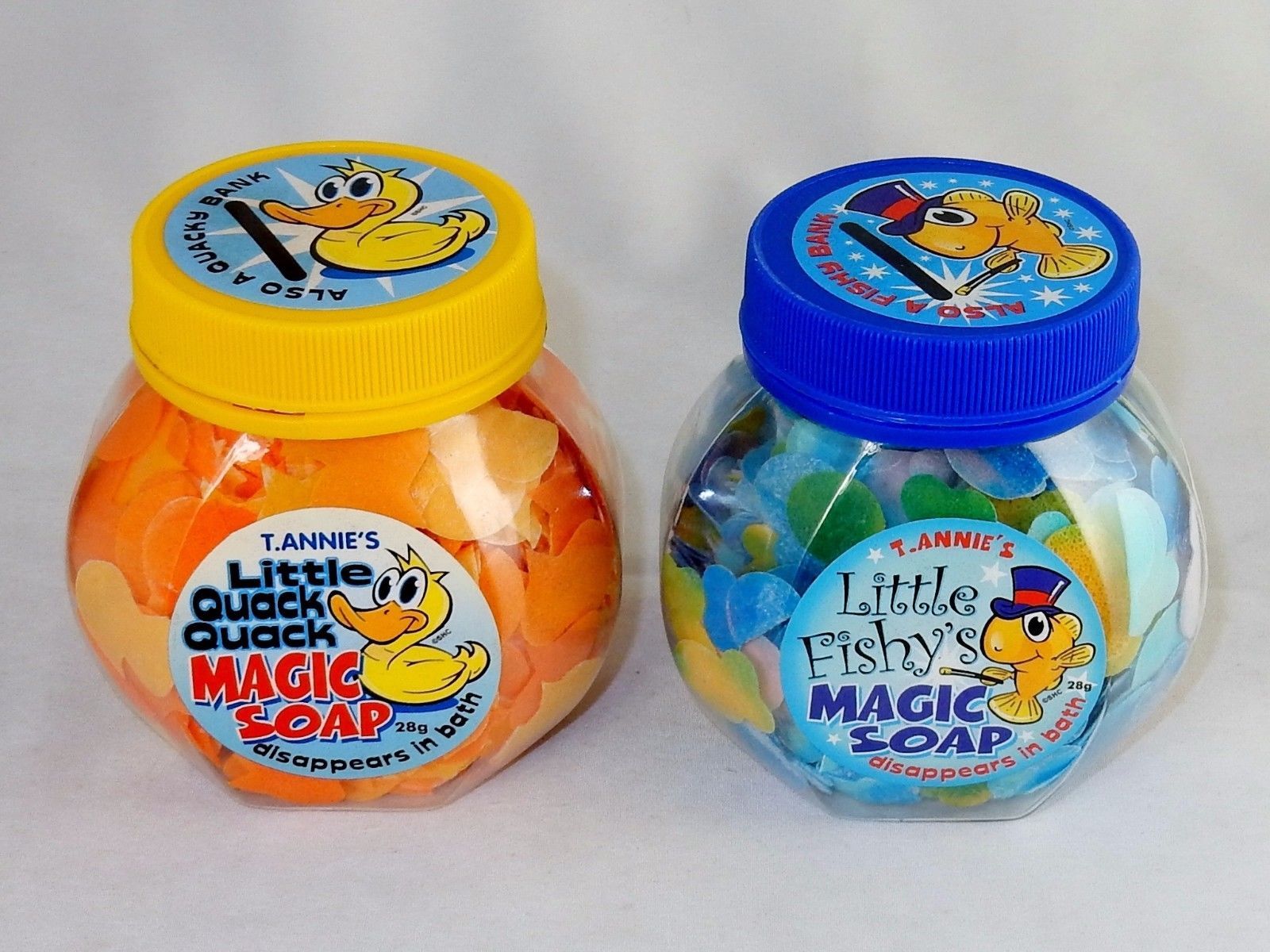 T. Annie's Kids' Magic Confetti Soap &  Coin Savings Bank ~ Fish or Duck Themes - $5.95
