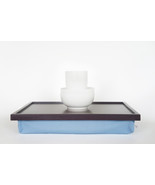 Bed serving tray, Breakfast Tray or lapdesk with cusgion- dark plum purp... - £42.37 GBP