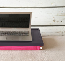 Laptop stand, laptop riser, Breakfast serving or Laptop Lap Desk- dark plum purp - £42.70 GBP