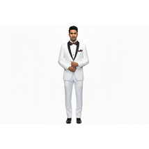 Men's Lorenzo Bruno Shawl Tuxedo Slim 3 Piece Shiny Formal Suit S6501V W... - $103.99