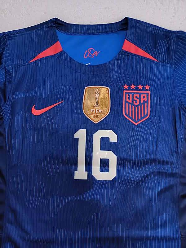 Rose Lavelle USA USWNT 2023 World Cup Stadium Blue Away Womens Soccer Jersey Item image 2