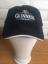 Guinness Draught Beer Adjustable Cap -- Black White Gold Colors - Buckle... - $15.95