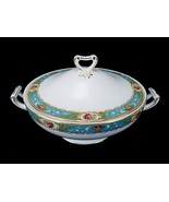 W. H. GRINDLEY China Covered Serving Bowl, Athen Shaped, Handled Made In... - $66.94 CAD