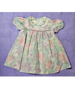 Vintage Alyssa 80s Toddler Girl Tea Birthday Party Easter Dress Pastel F... - £19.73 GBP