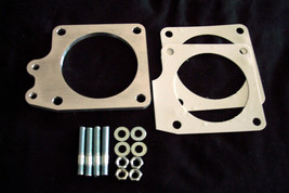 Mustang GT40 5.0 Billet throttle body spacer plate 1/2 65mm fuel Injection manif - £30.47 GBP