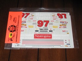 Slixx NASCAR 1128 97 Neutrogena Lever 2000 Chad Little Waterslide Decals... - $12.99