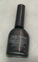 Sally Hansen Hard As Nails w Nylon Nail Polish Rich Frost 0.45 oz HTF - $11.40