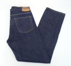 J Crew 770 Jeans Mens 34x34 Kaihara Japanese Denim Cotton Blue Straight - $37.95