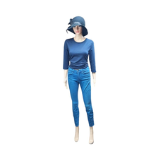 Ayr Womens 26 Skinny Jeans Blue Stretch Medium Wash Low Rise Zipper Denim USA - £43.95 GBP